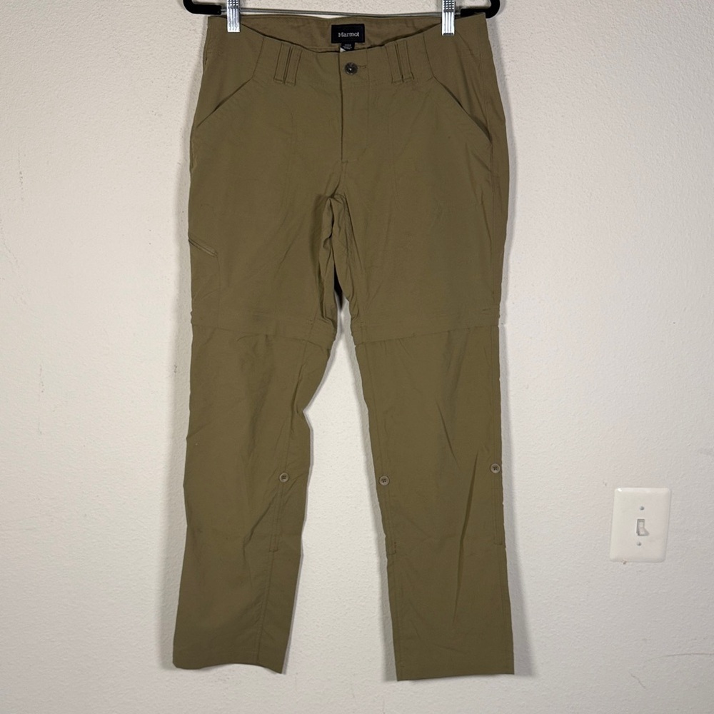 Marmot women’s Convertible lightweight, quick-drying hiking pants size 10 - Picture 2 of 12